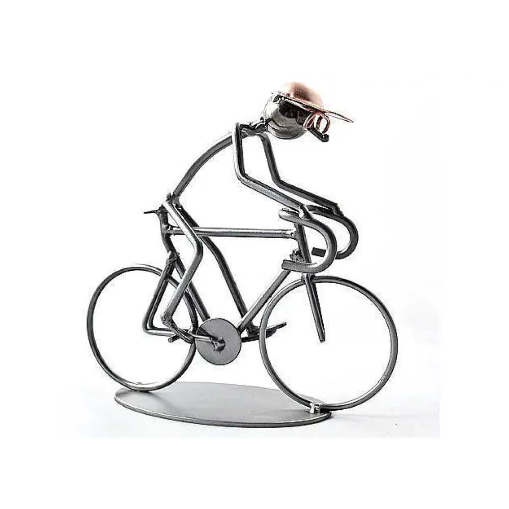 Metallmann Rennradfahrer - Wired Line