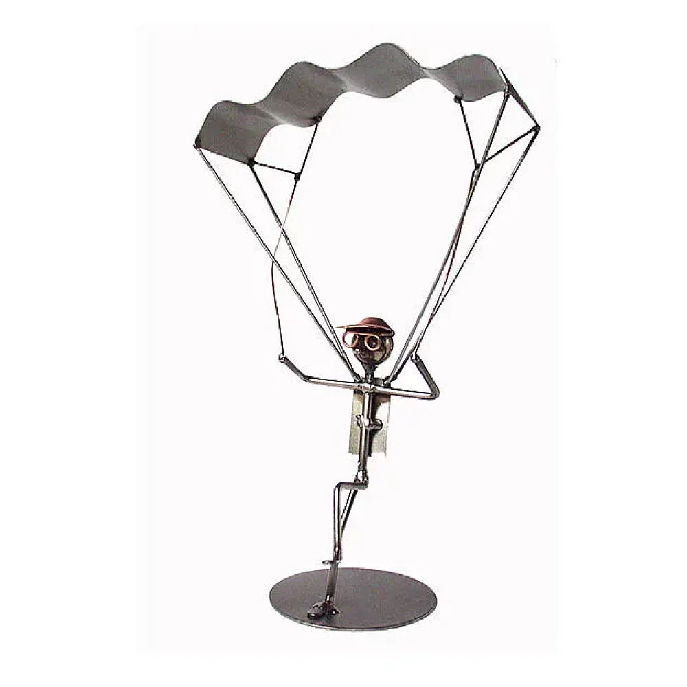 Metallmann Gleitschirmflieger / Fallschirmspringer - Wired Line