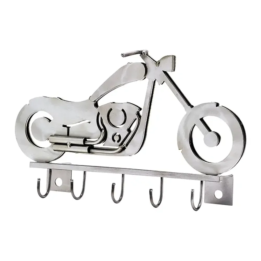 Schlüsselleiste aus Metall Motorrad