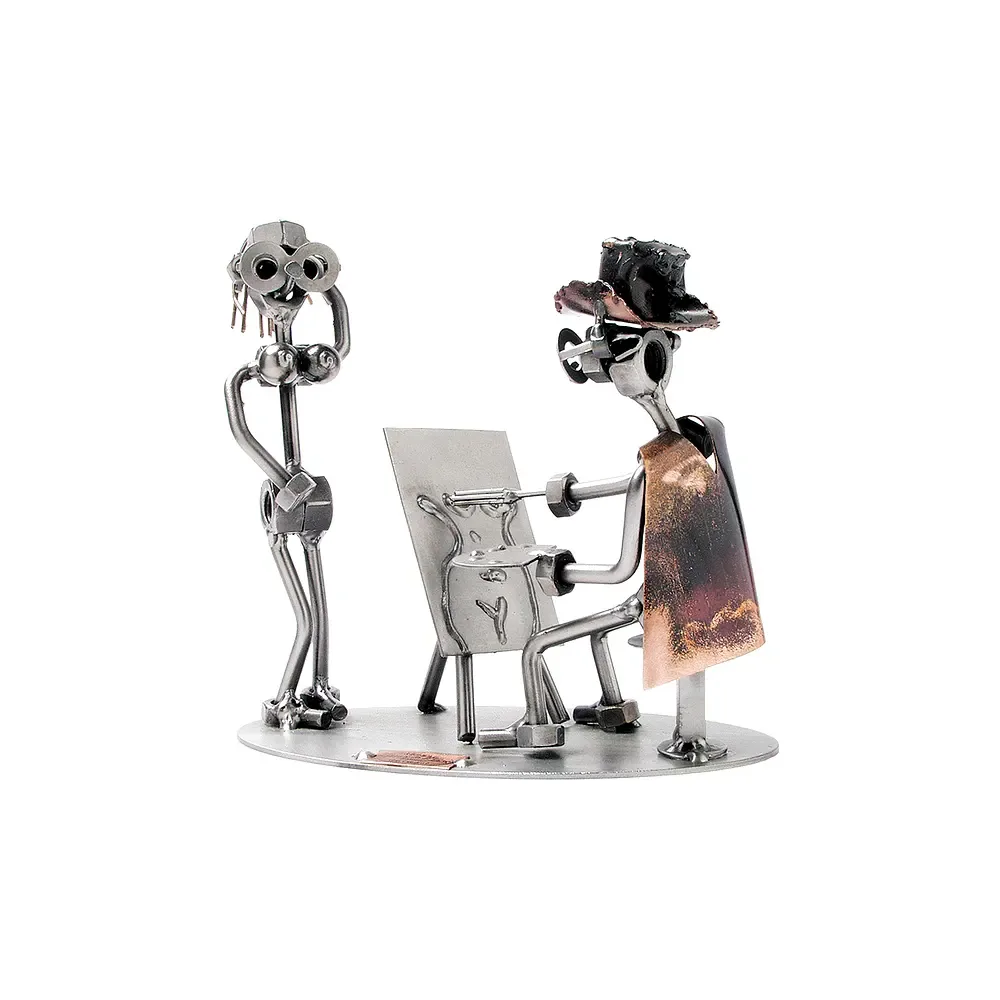 Schraubenmann und Schraubenfrau - Aktmalerei