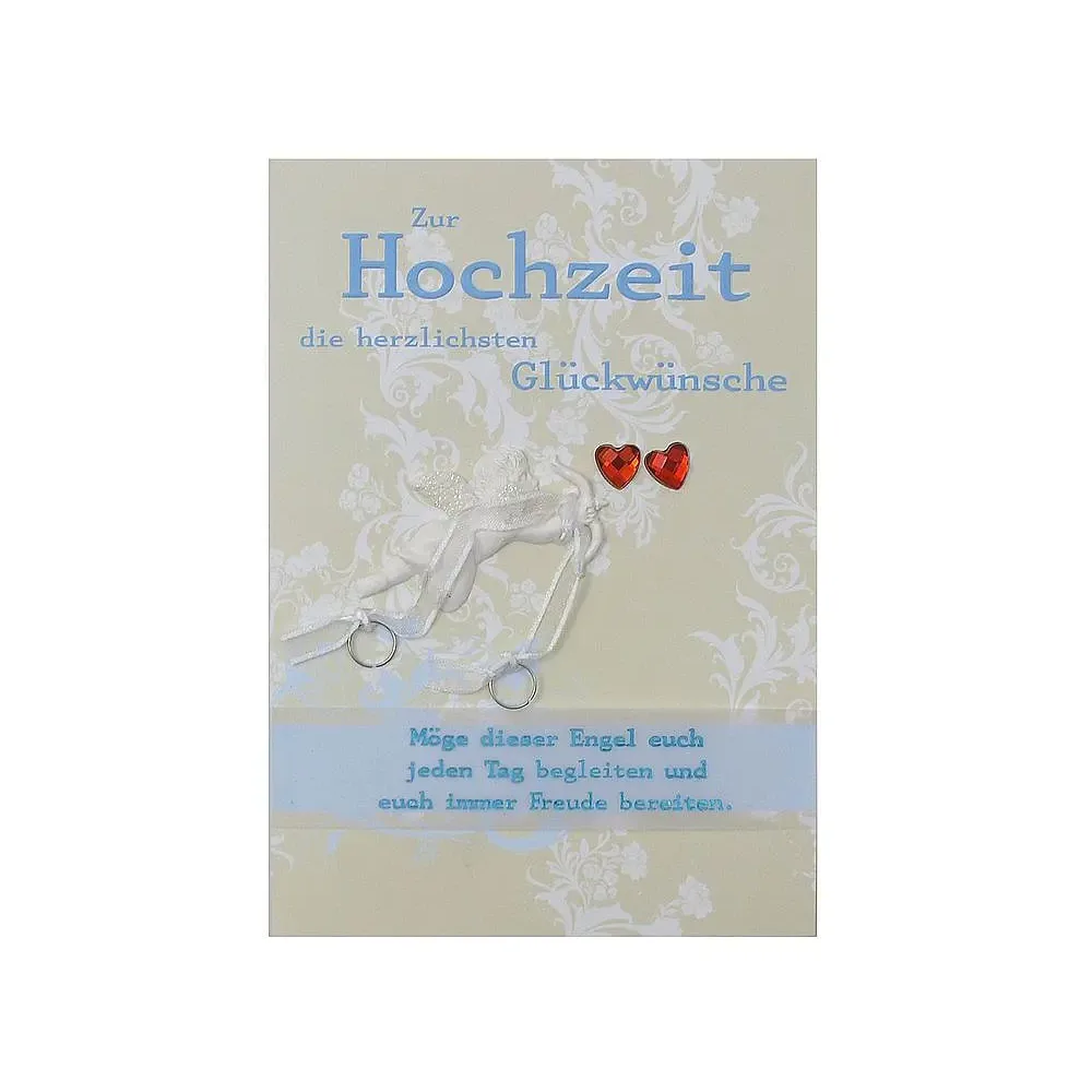 Grußkarte - Zur Hochzeit die herzlichsten Glückwünsche