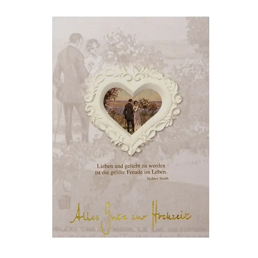 Grußkarte - Alles Gute zur Hochzeit