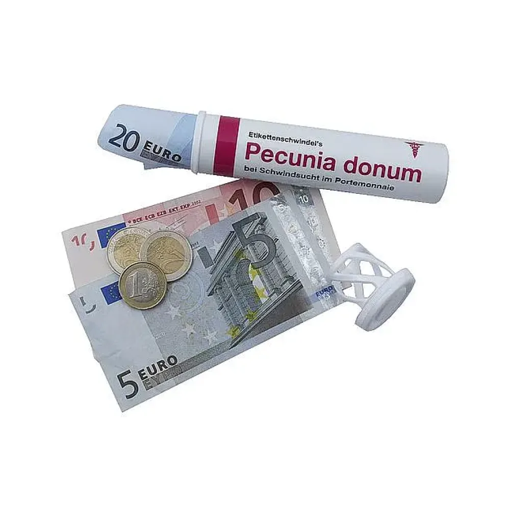 Kleinigkeiten im Geschenkeröhrchen originell verpacken - Pecunia donum