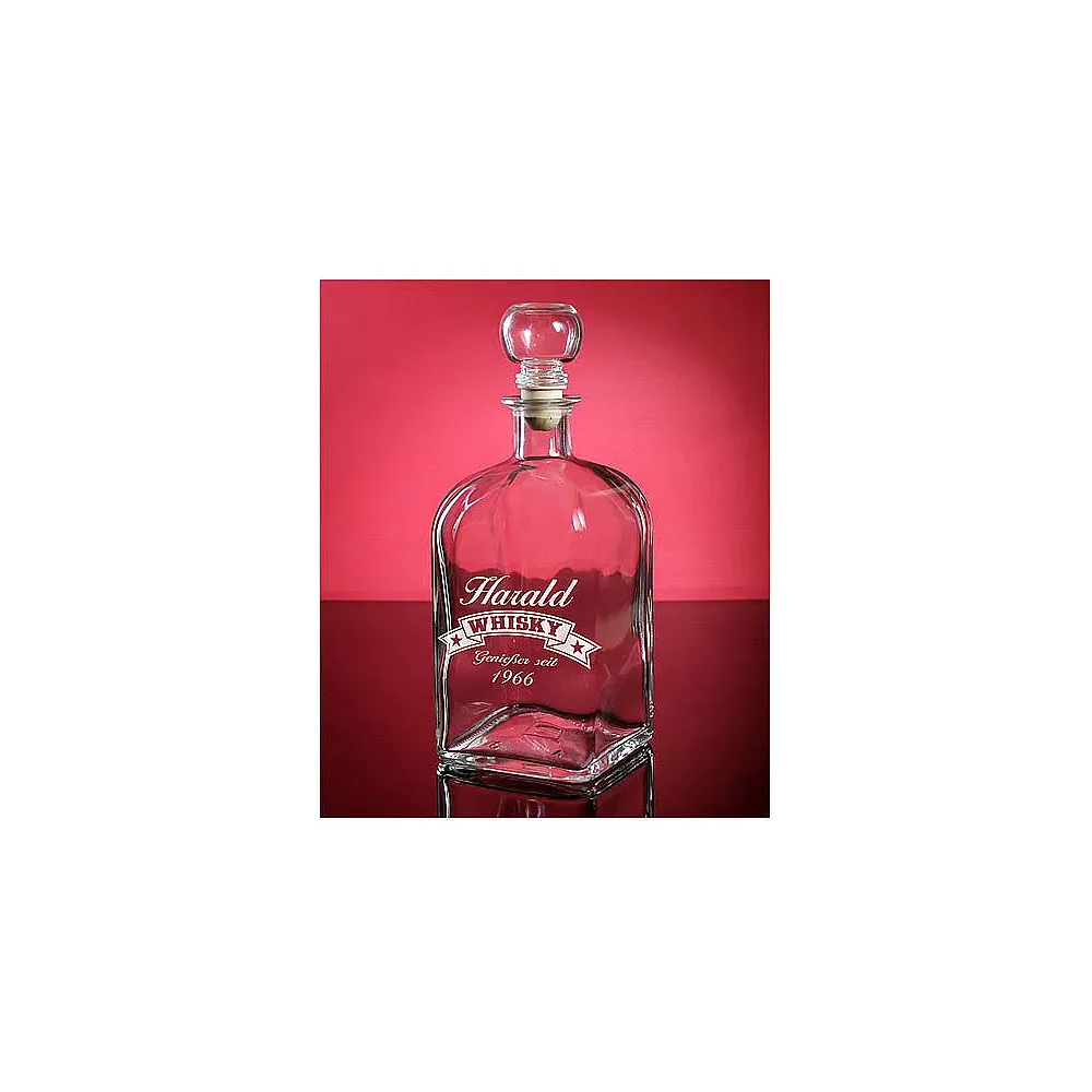 Karaffe für Whisky mit individueller Gravur