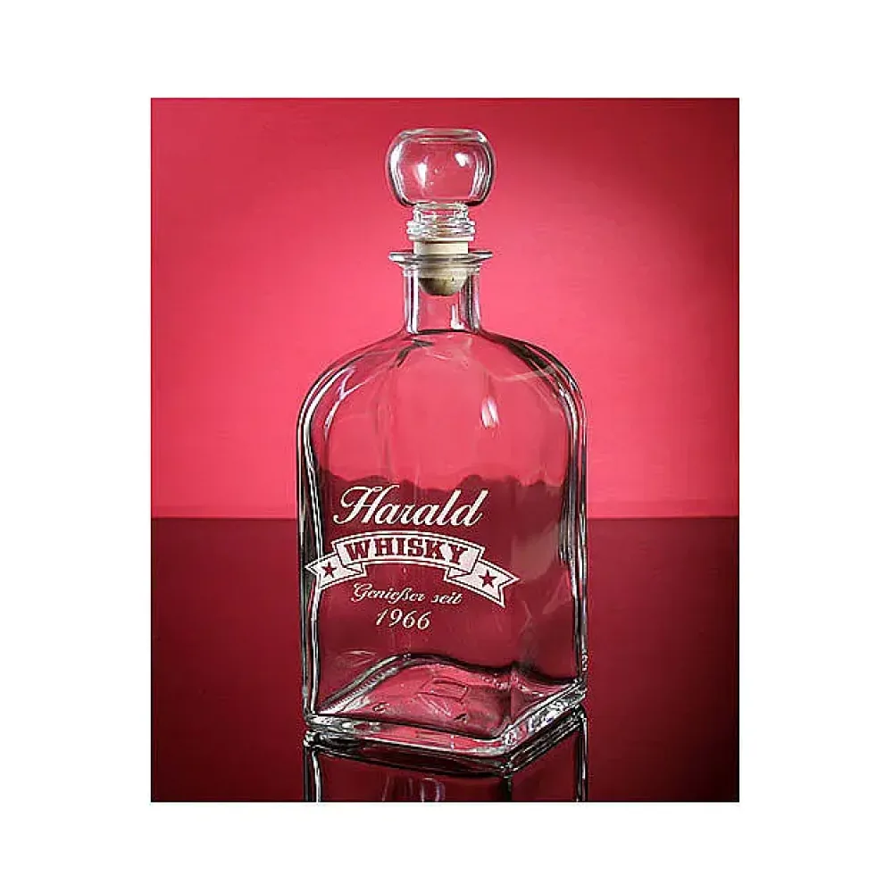 Karaffe für Whisky mit individueller Gravur