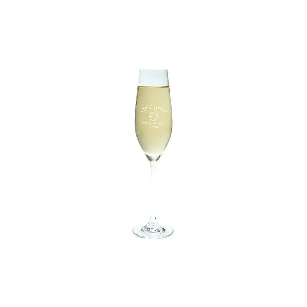 Sektglas mit Namensgravur