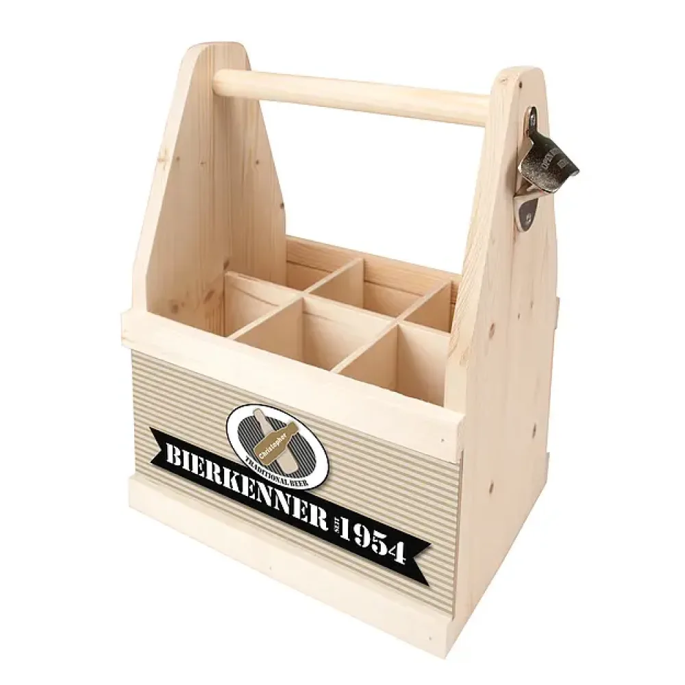 Beer Caddy mit Name - für BIERKENNER