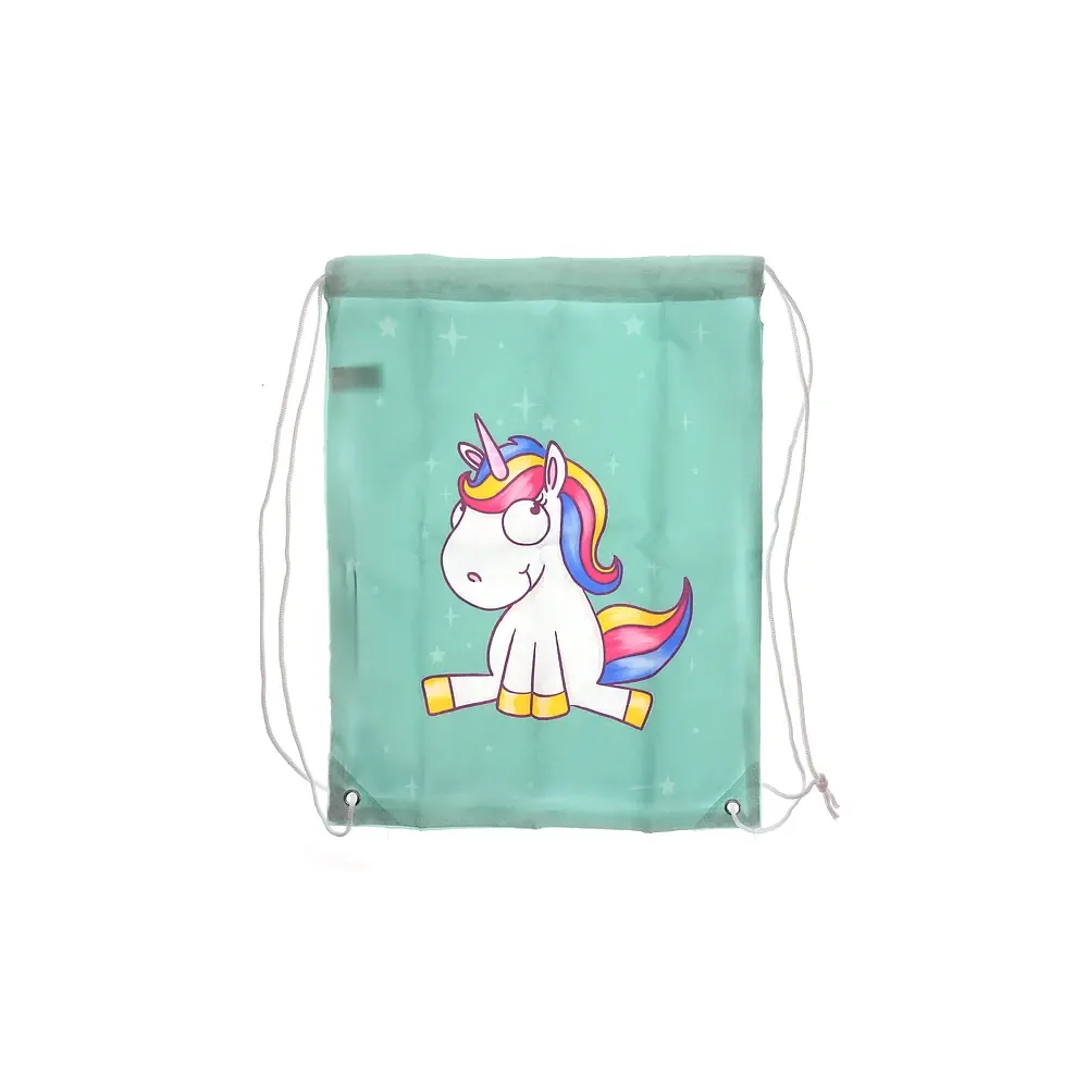Fashion-Beutel im Einhorn Look mint