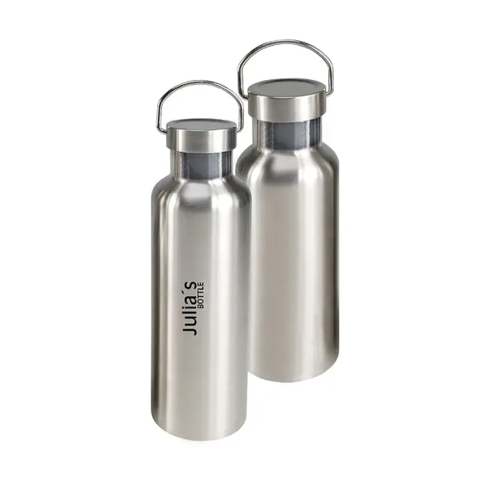 Edelstahl-Trinkflasche mit individueller Gravur