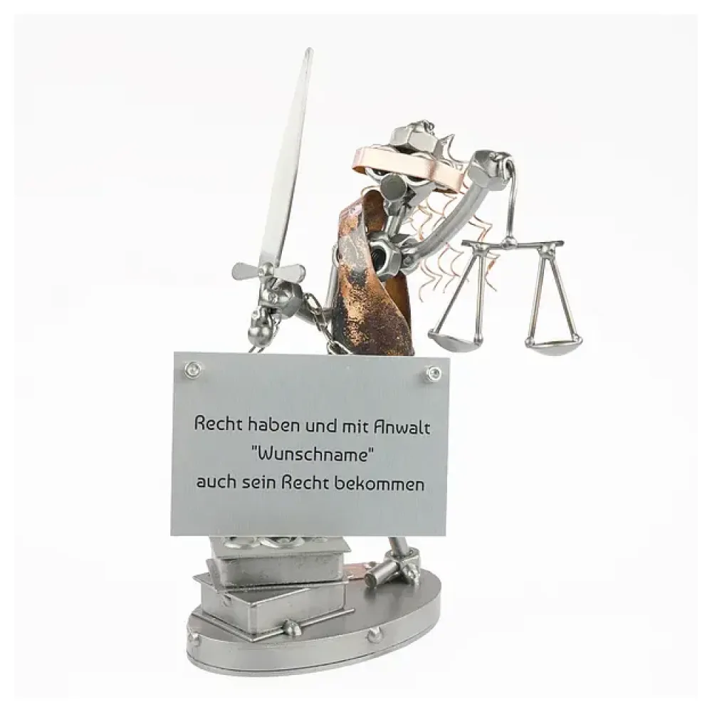 Geschenk und Dankeschön für einen Juristen / Anwalt