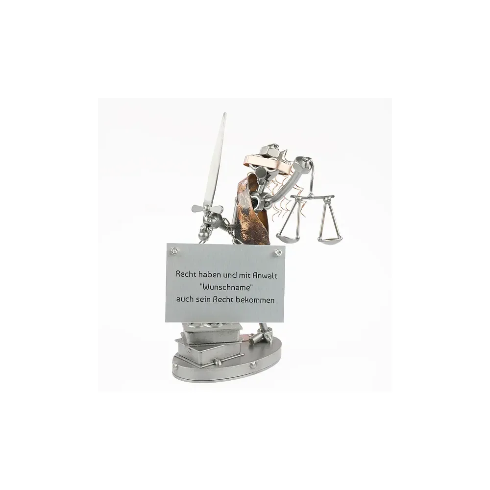 Geschenk und Dankeschön für einen Juristen / Anwalt