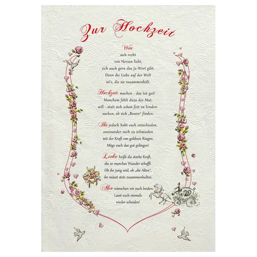 Hochzeitsurkunde - modern