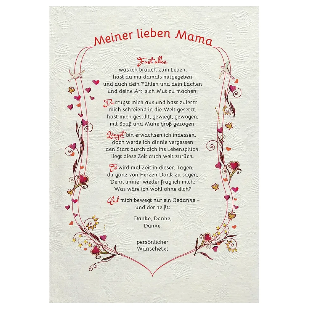 Geschenkidee für die Mutter - modern
