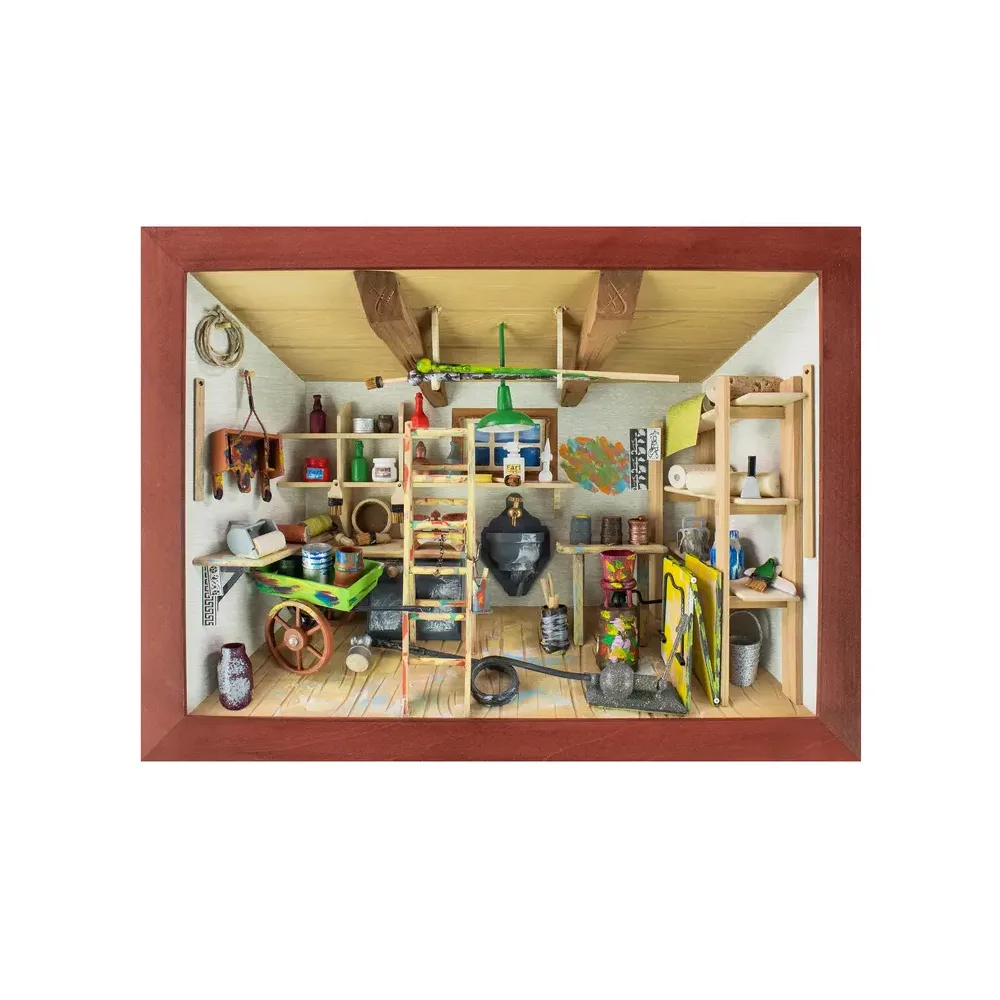 3D-Holzbild Maler
