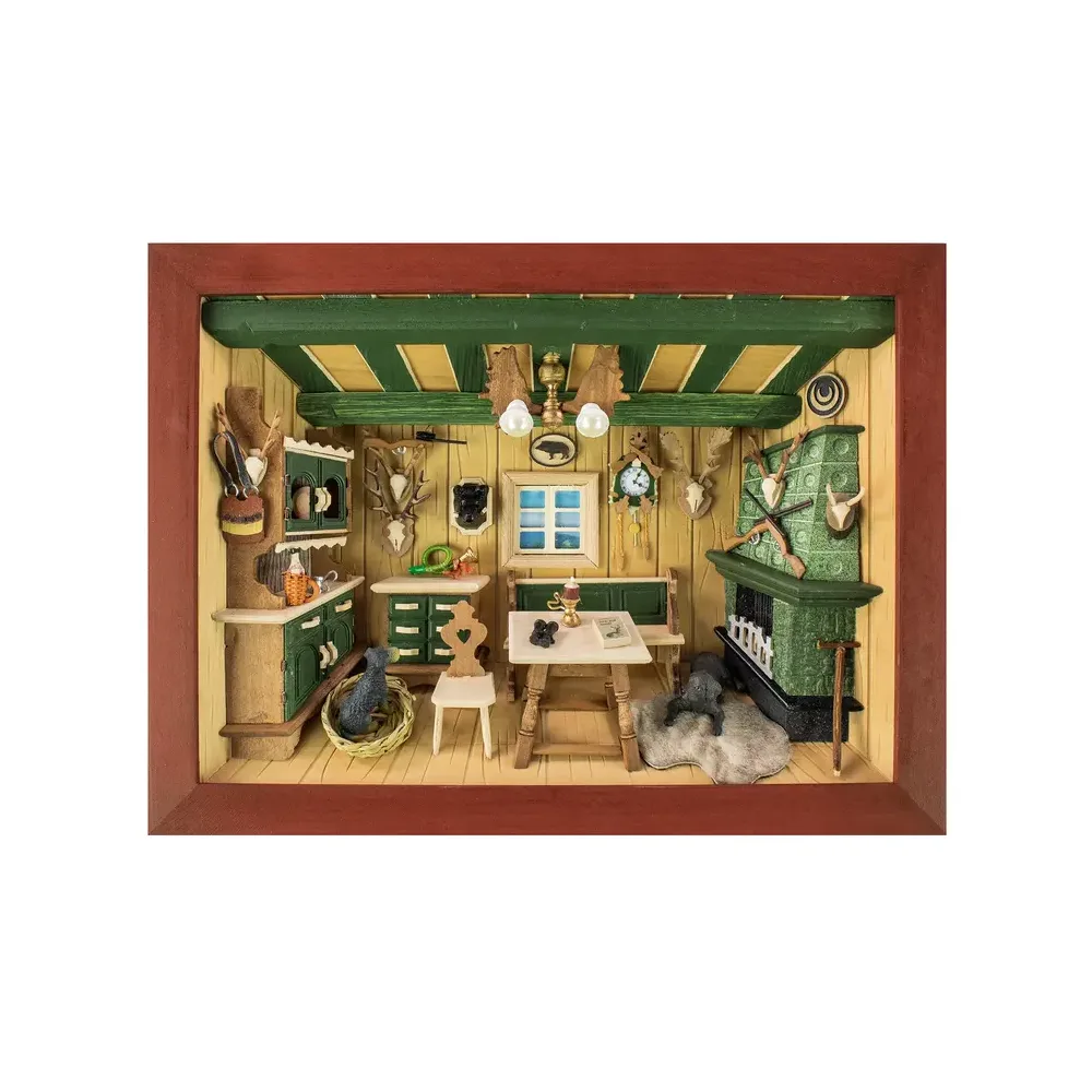 3D-Wandbild Jäger