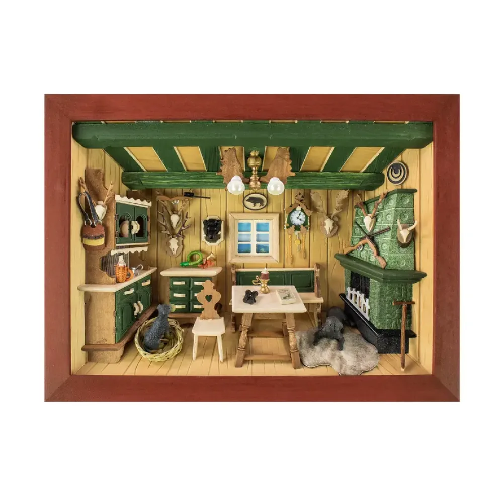 3D-Wandbild Jäger