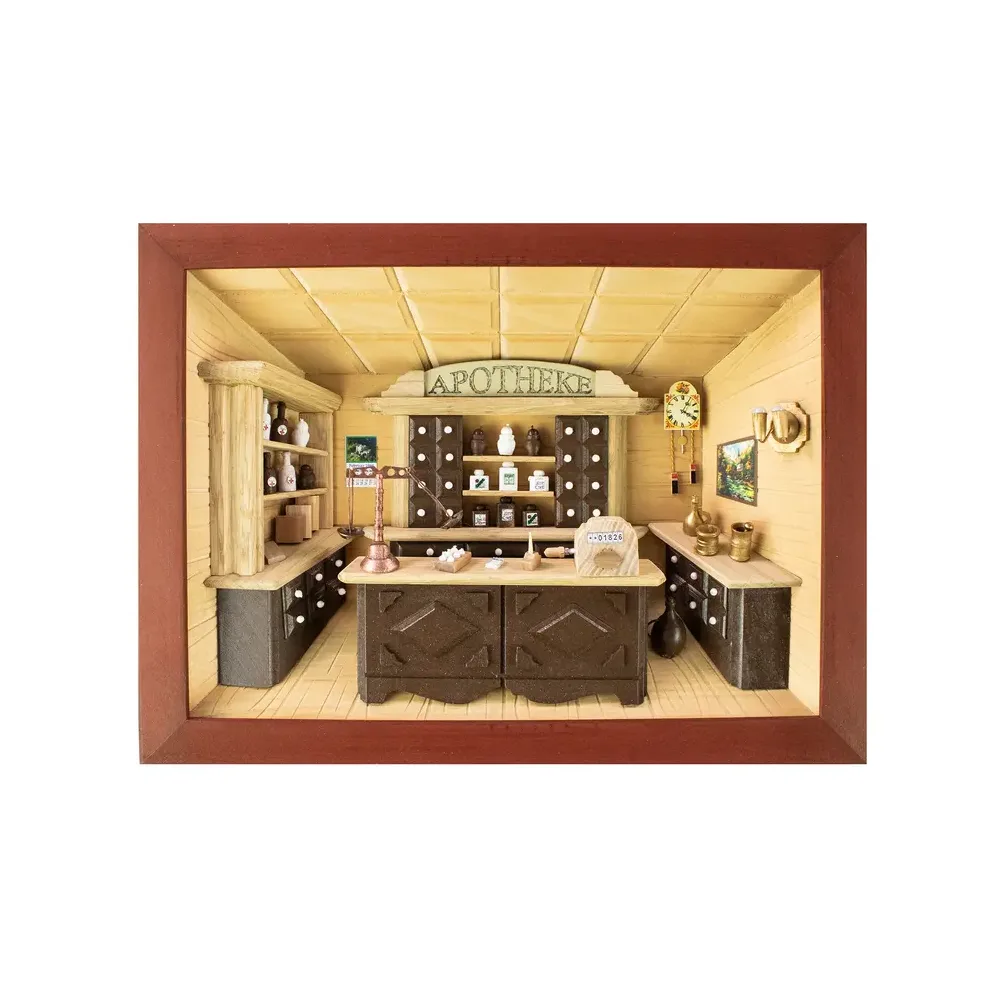 3D-Holzbild Apotheke