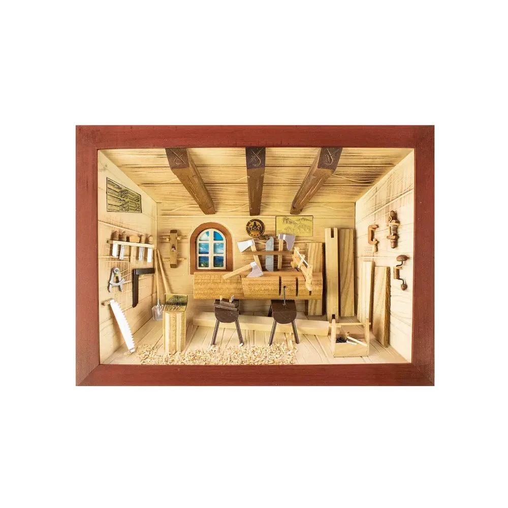3D-Holzbild Zimmerei