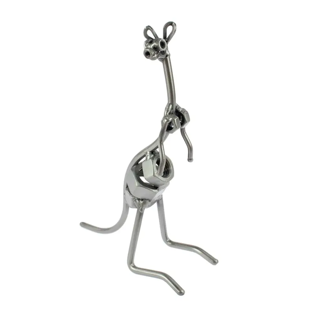 Original Hinz und Kunst Metalltier - Känguru