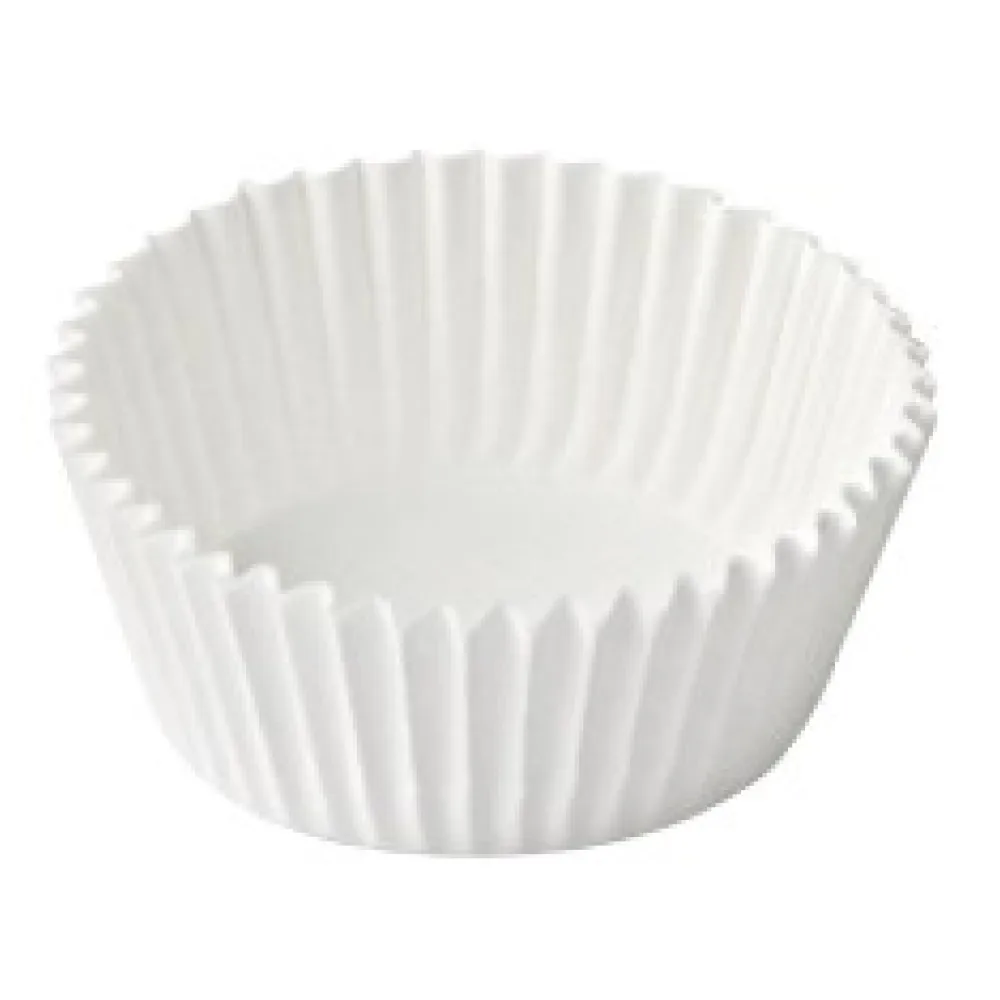 Gebäckkapseln weiß O 35 x 20 mm, 1000 Stk.
