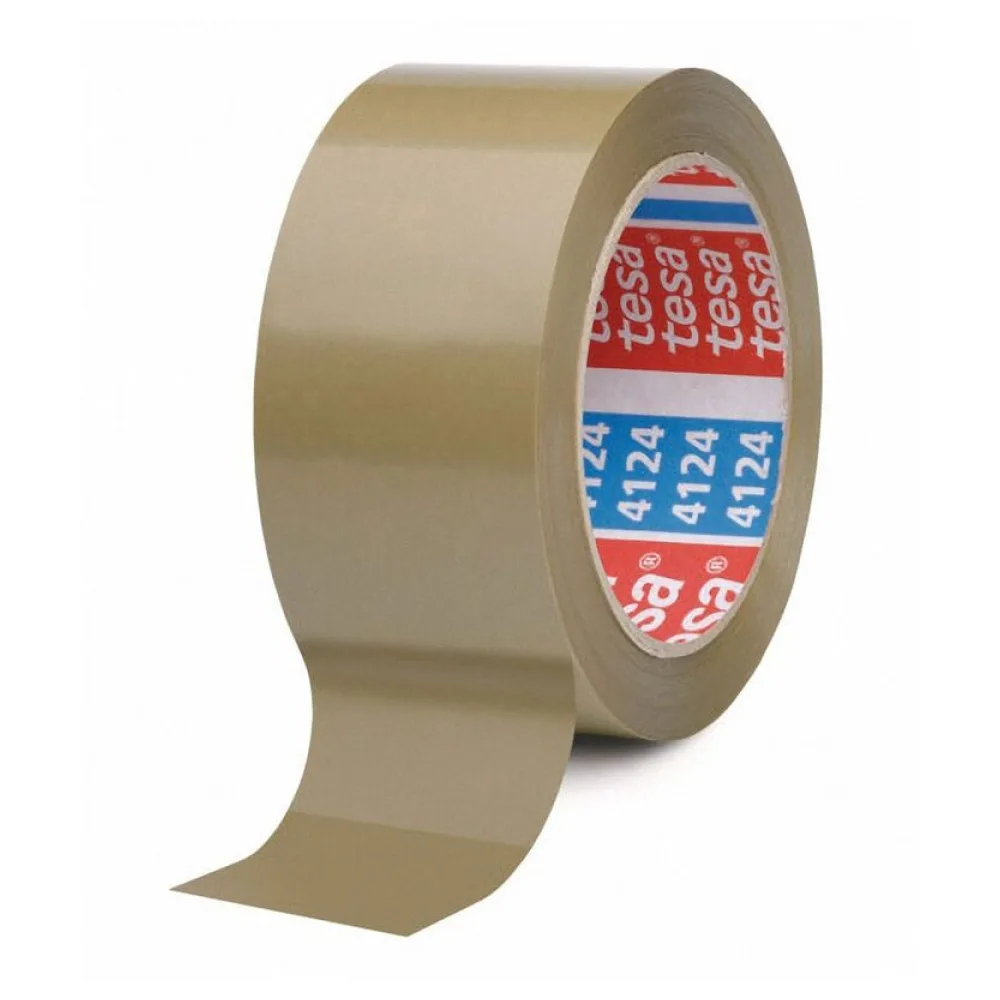 Klebeband tesapack 4124, TOP-PVC, 50mm x 66m, braun – Bild 2
