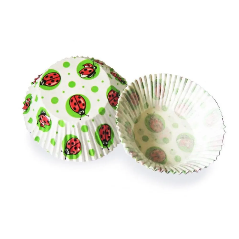 Muffinkapseln Gebäckkapseln Marienkäfer O 50 x 30 mm, 40 Stk. – Bild 2
