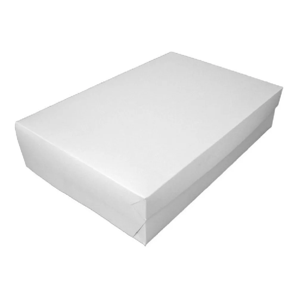 Kuchenkarton Tortenkarton für Rouladen Blechkuchen 30x45x10cm, weiß, 50 Stk. – Bild 2
