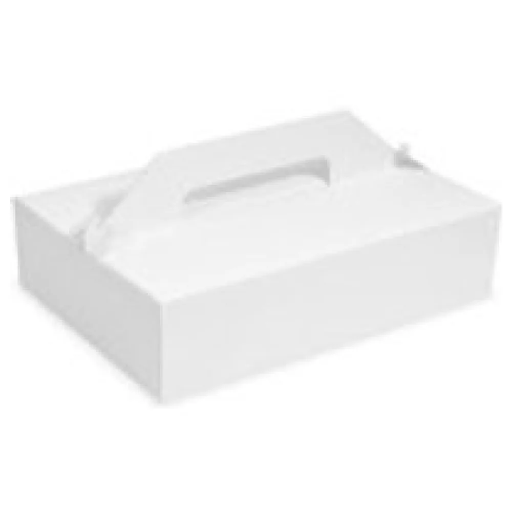 Tragebox für Tortenstücke und Kuchenstücke 27x18x8cm, weiß, 50 Stk. – Bild 3