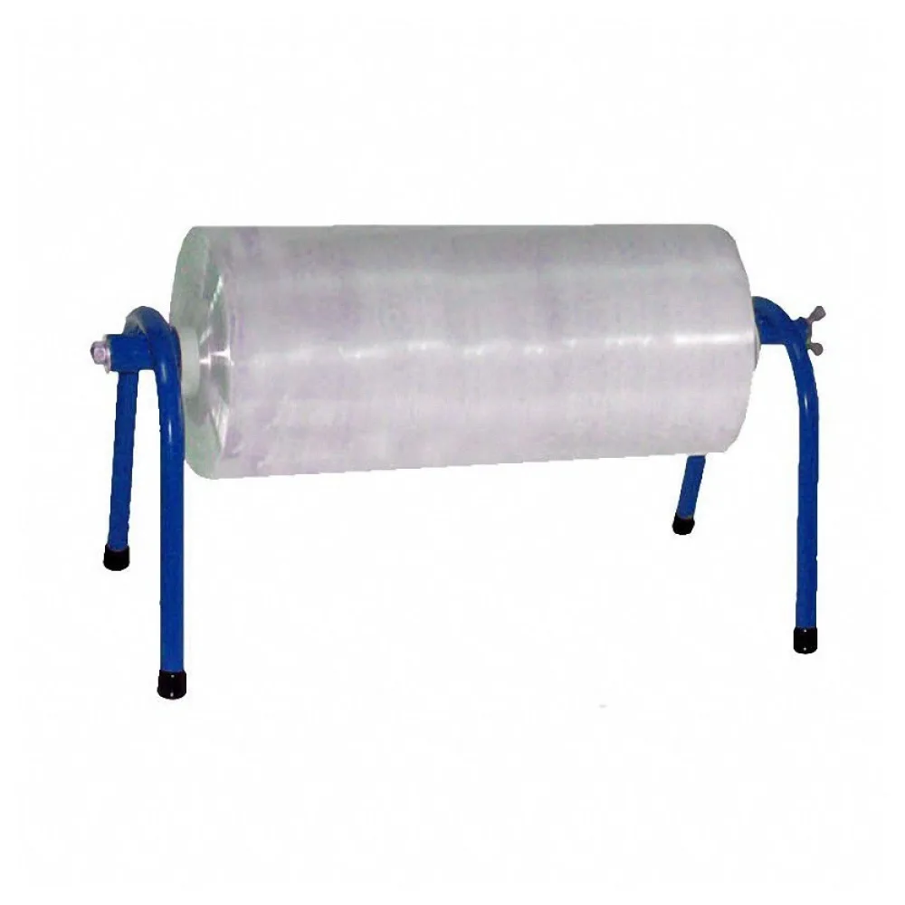 Abrollständer für Schlauchfolien & Folien bis 40kg, Breite 40 -107cm, blau – Bild 2