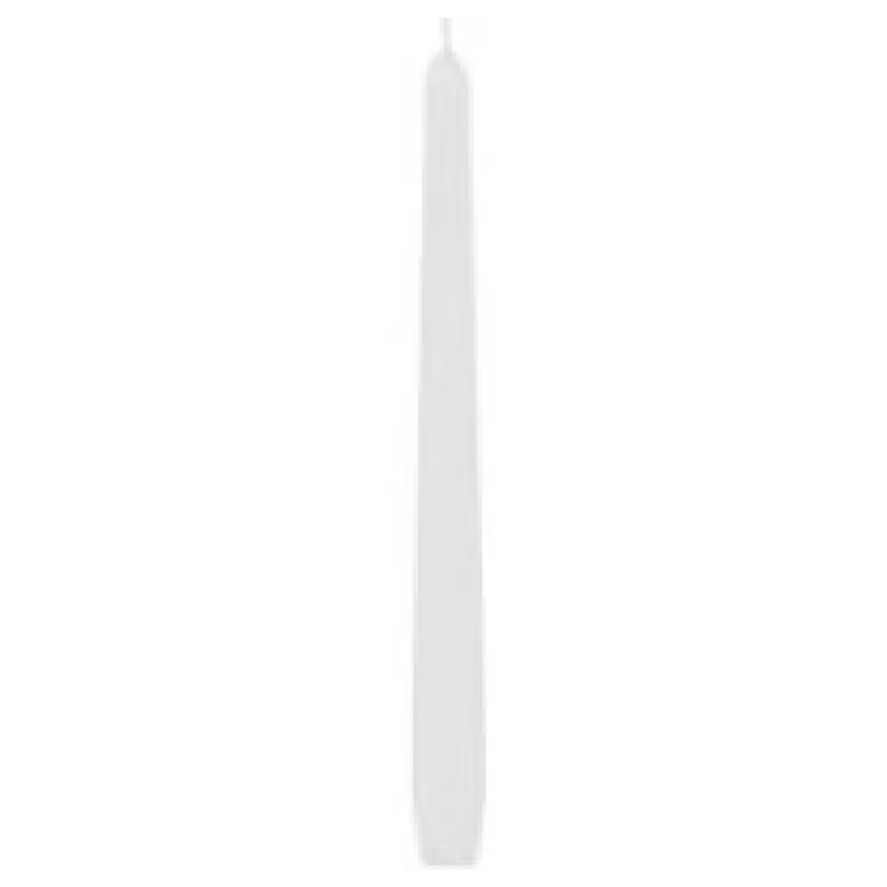 Spitzkerzen 245 mm, 8 Stunden Brenndauer, weiß, 10 Stk. – Bild 3
