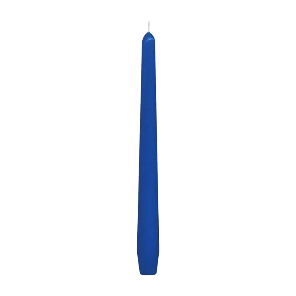 Spitzkerzen 245 mm, 8 Stunden Brenndauer, dunkelblau, 10 Stk. – Bild 2