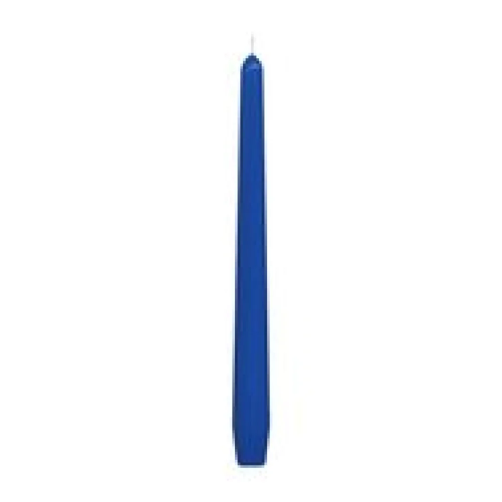 Spitzkerzen 245 mm, 8 Stunden Brenndauer, dunkelblau, 10 Stk.