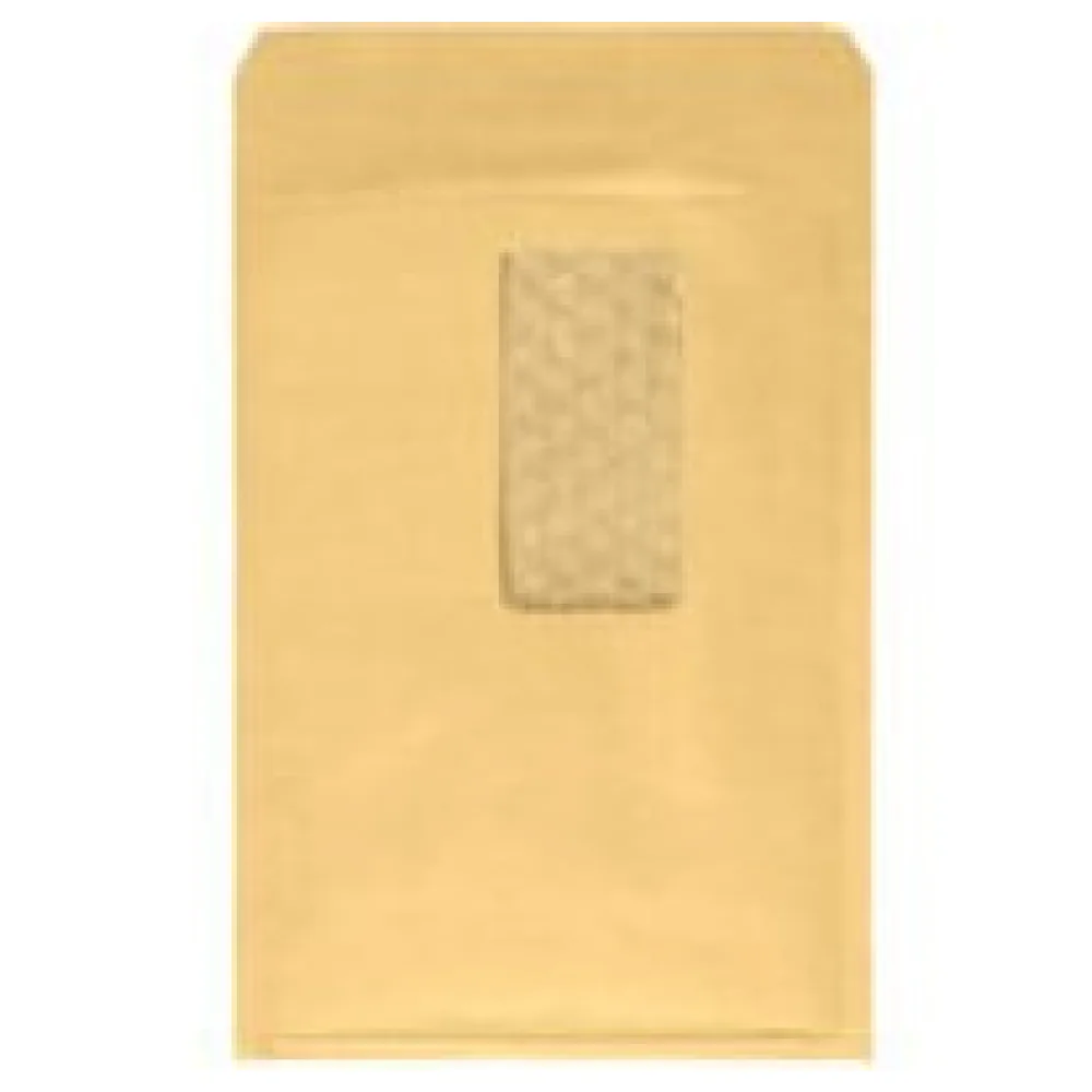 WIN Luftpolstertasche 4/D-14, 180x265mm, mit Fenster, für B5, braun – Bild 3