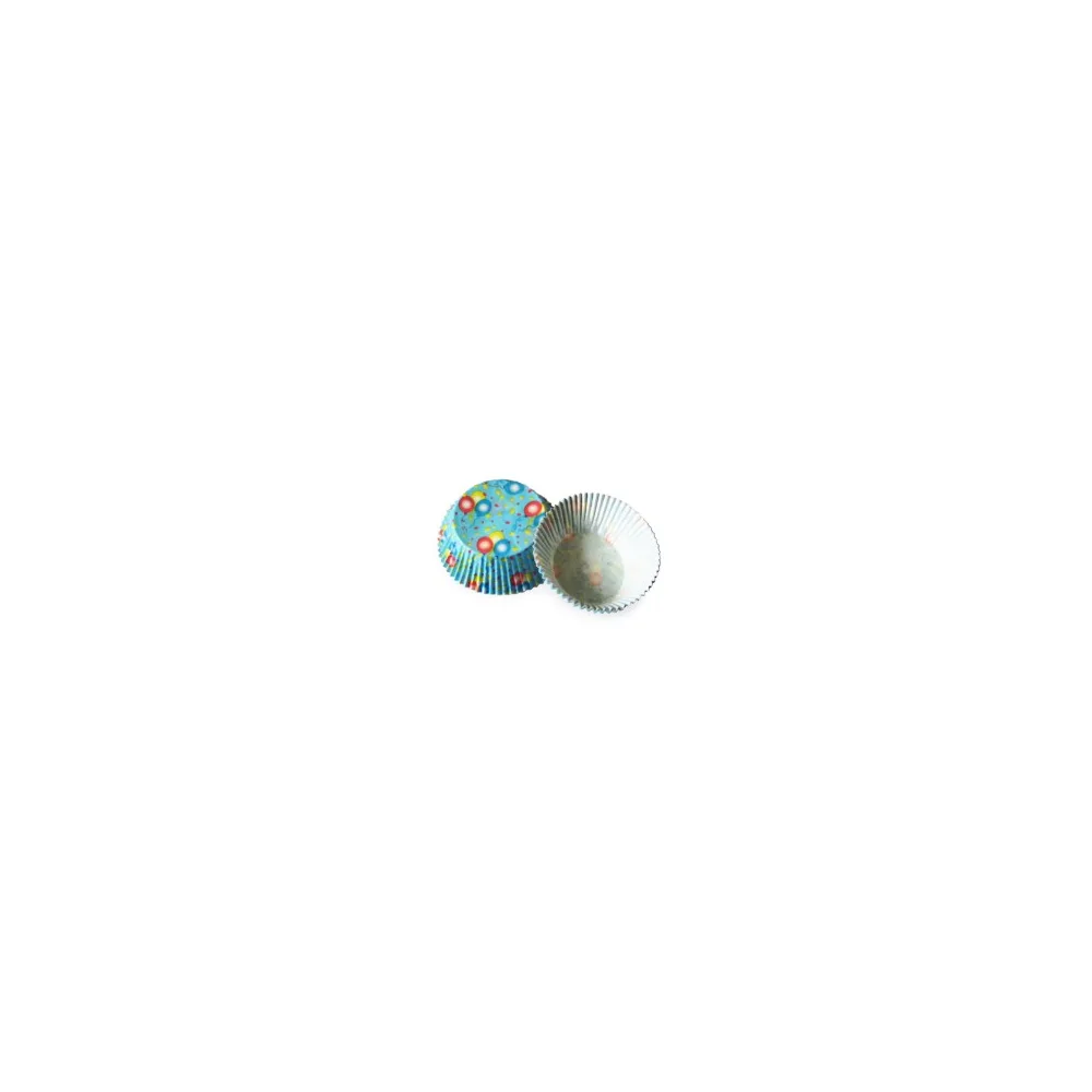 Muffinkapseln Gebäckkapseln Luftballons O 50 x 30 mm, 40 Stk.