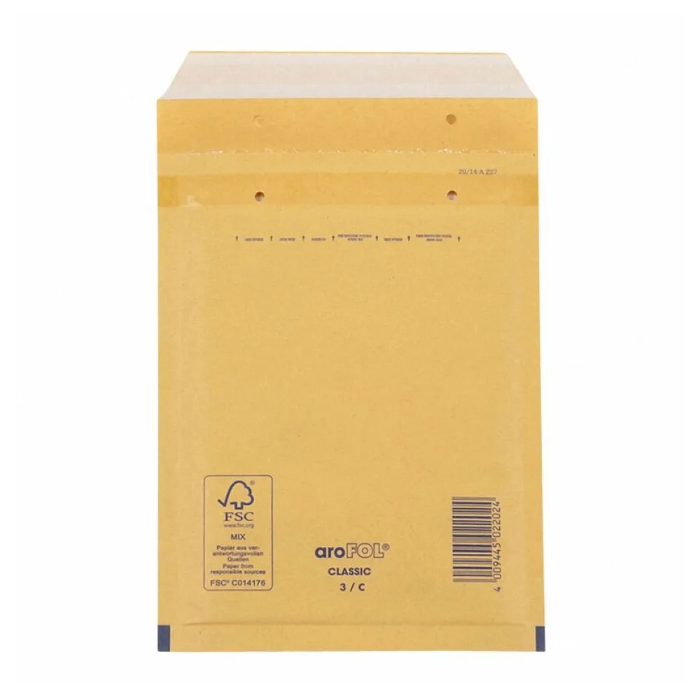 CLASSIC Luftpolstertasche 3/C-13, 150x215mm, braun, für B6+ – Bild 2