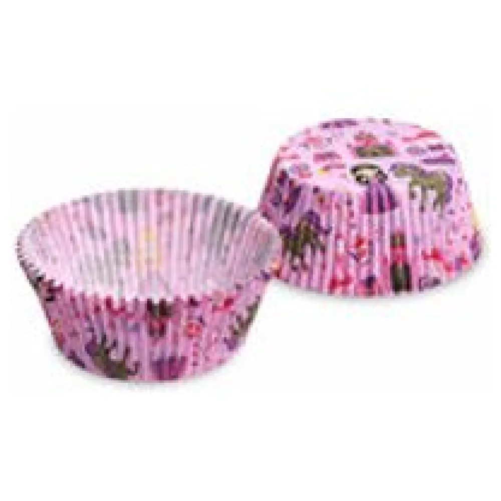 Muffinkapseln Gebäckkapseln Prinzessin pink O 50 x 30 mm, 40 Stk. – Bild 3