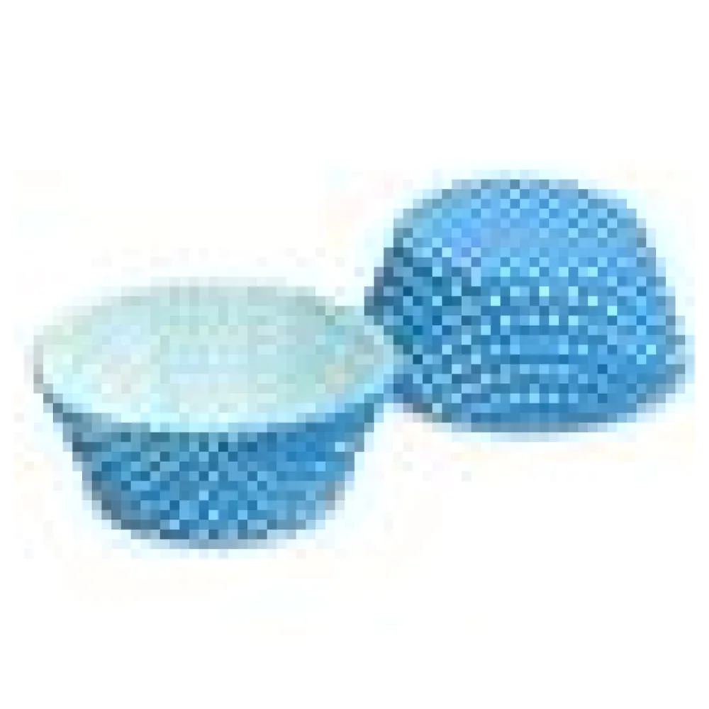 Muffinkapseln Gebäckkapseln Blau mit weißen Punkten O 50 x 30 mm, 40 Stk. – Bild 4