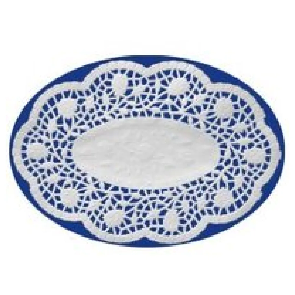 Deko-Spitzen oval, weiß, 37 x 50 cm, 100 Stk. – Bild 3