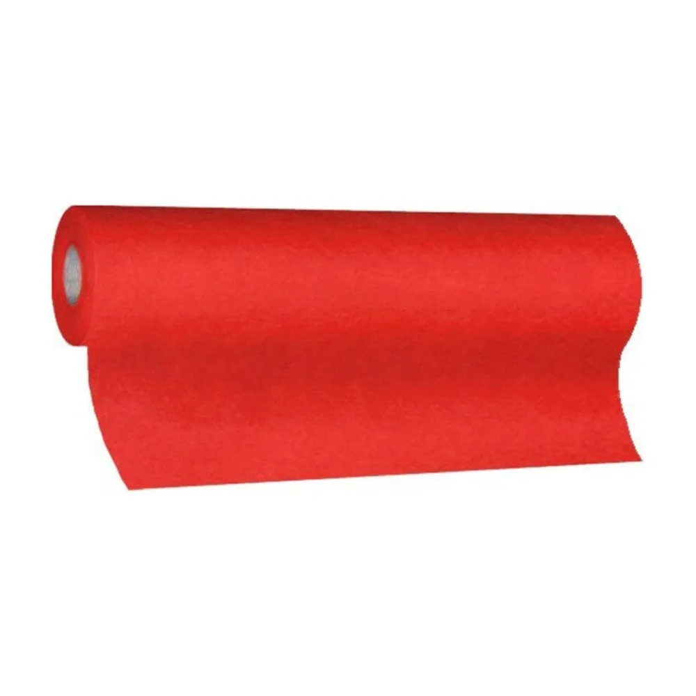 Tischläufer Airlaid 24m x 40cm - alle 120cm perforiert, stoffähnlich, rot – Bild 2