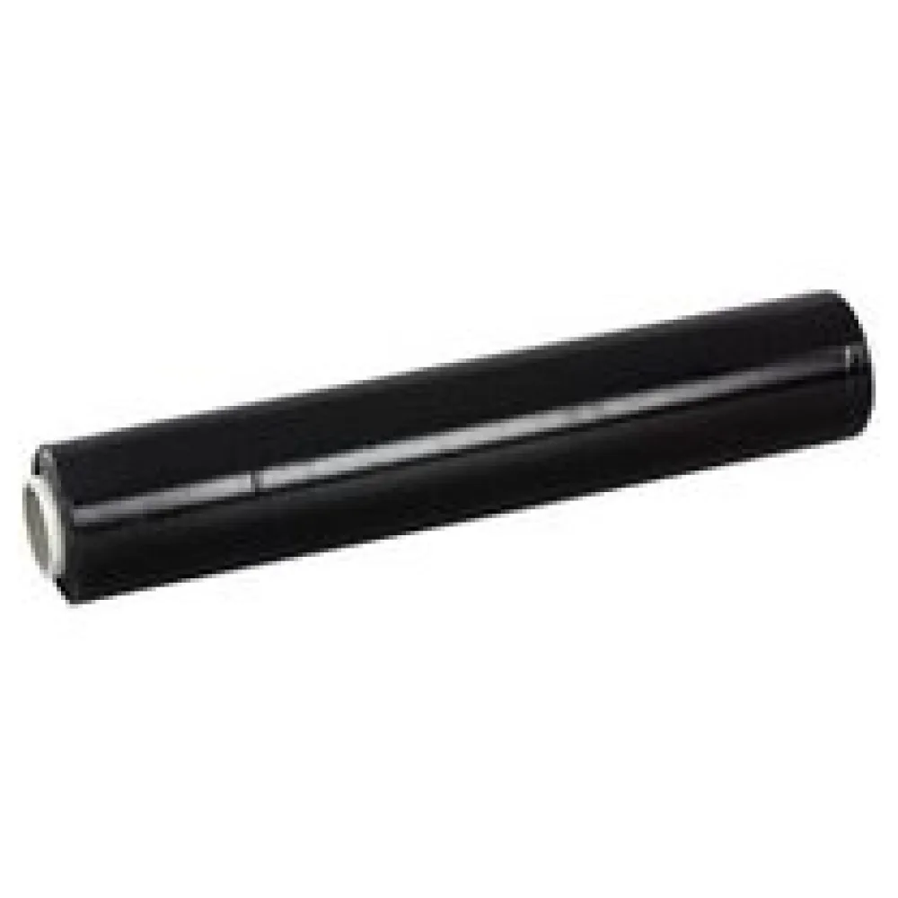 Stretchfolie Handwickelfolie 500mm, 20my, 200m Länge, schwarz, undurchsichtig – Bild 3