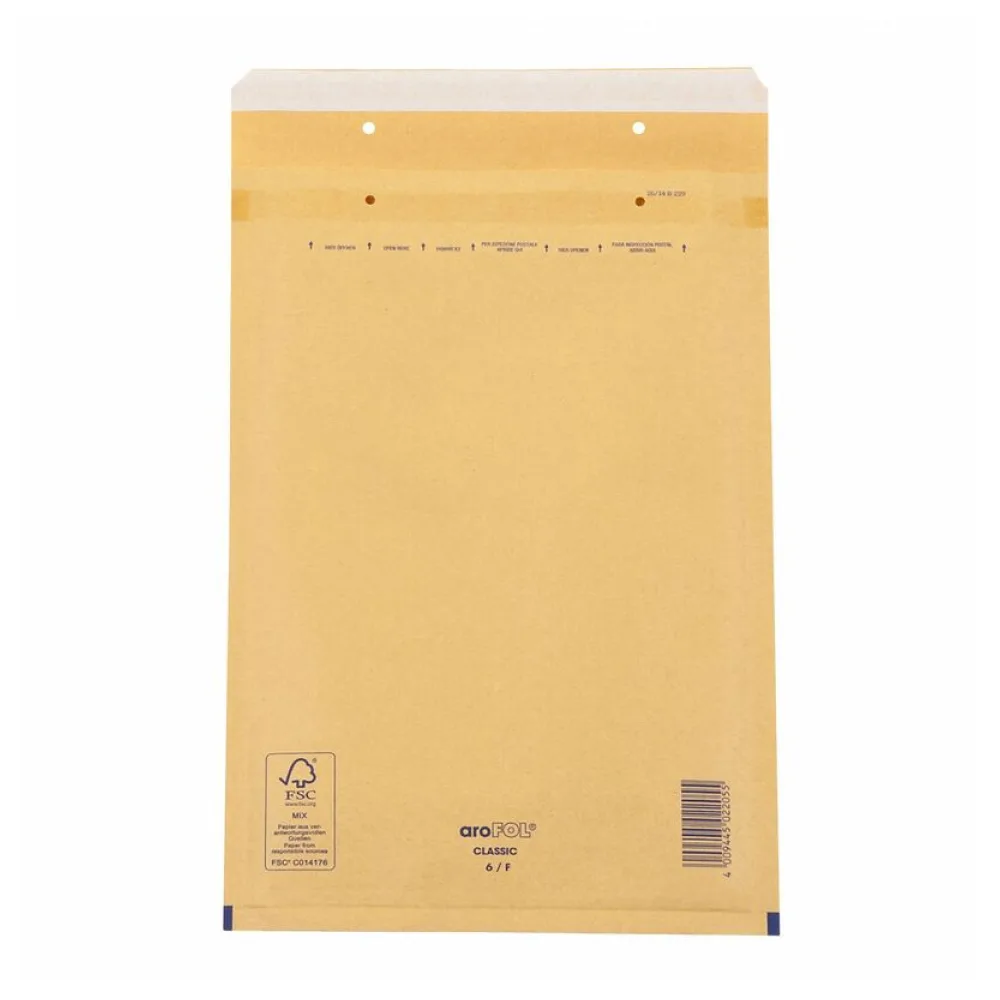 CLASSIC Luftpolstertasche 6/F-16, 215x340mm, für A4+, braun – Bild 2