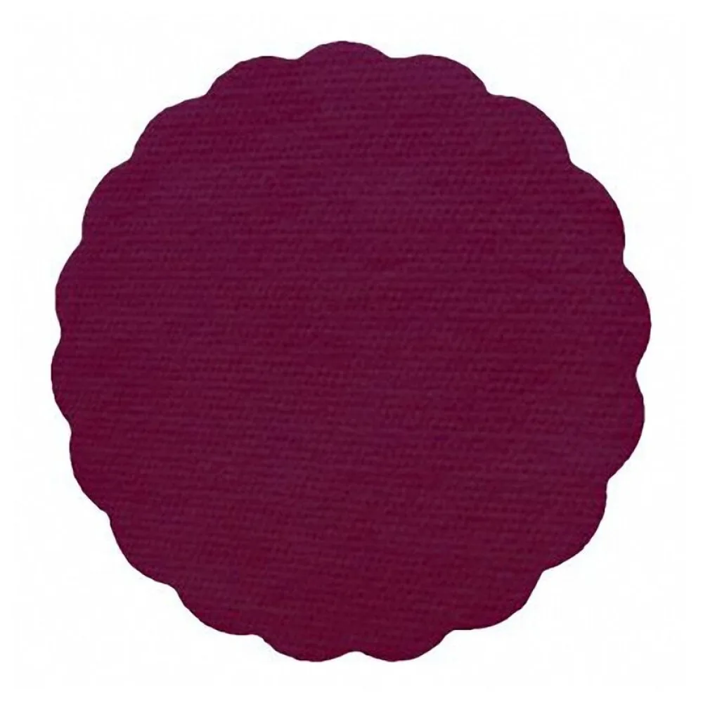 Tassenuntersetzer Glasuntersetzer, Airlaid, O 9cm, bordeaux, 40 Stk. – Bild 2