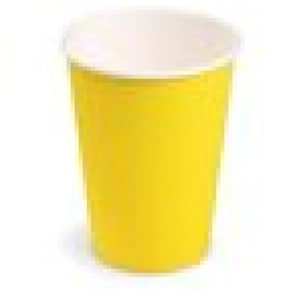 Getränkebecher Party/Pappbecher gelb 240ml, O 74mm, 10 Stk. – Bild 4