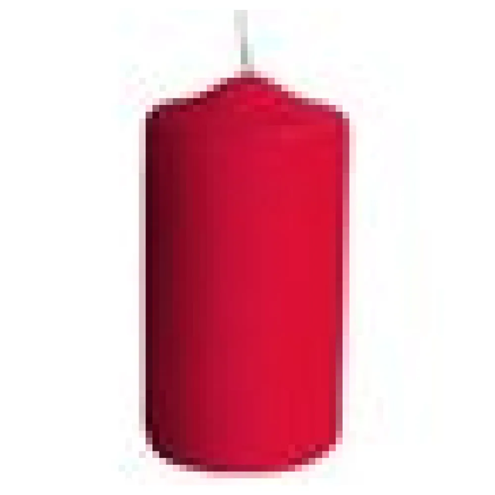 Stumpenkerzen O 50 x 100 mm, 15 Stunden Brenndauer, rot, 4 Stk. – Bild 4