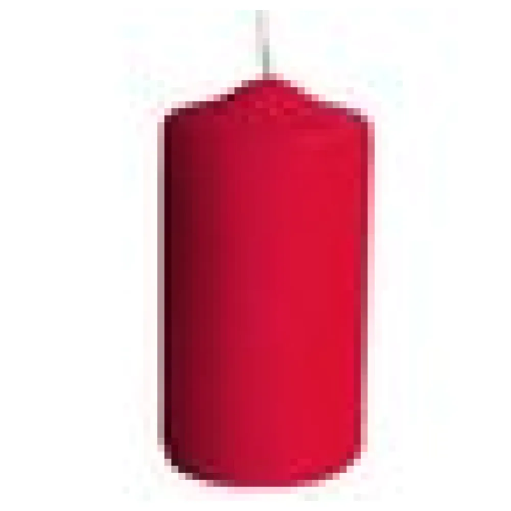 Stumpenkerze O 60 x 120 mm, 30 Stunden Brenndauer, rot – Bild 4