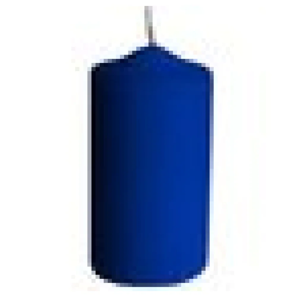 Stumpenkerze O 60 x 120 mm, 30 Stunden Brenndauer, dunkelblau – Bild 4