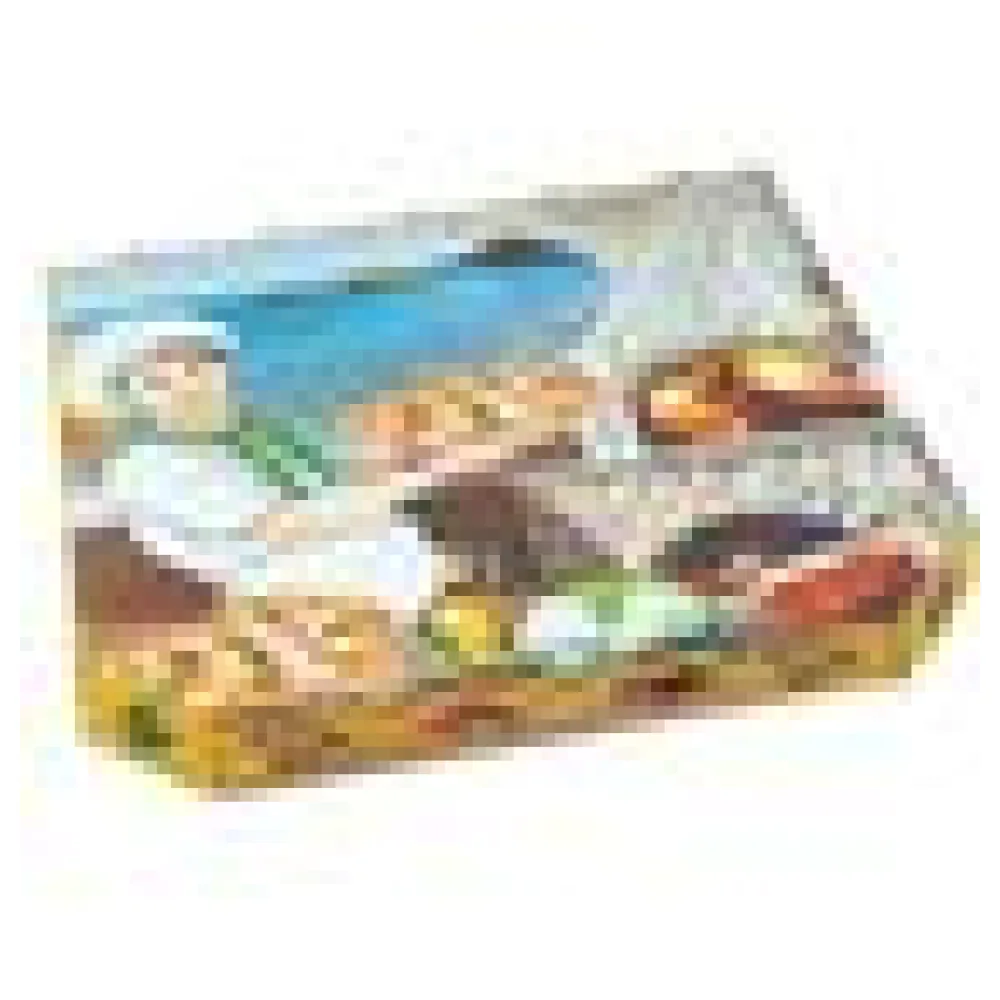 Pizzakarton aus Mikrowellpappe mit neutralem Motiv, 33 x 33 x 3 cm, 100 Stk. – Bild 4