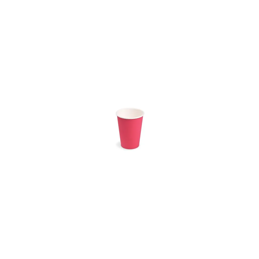 Getränkebecher Party/Pappbecher fuchsia 240ml, O 74mm, 10 Stk.