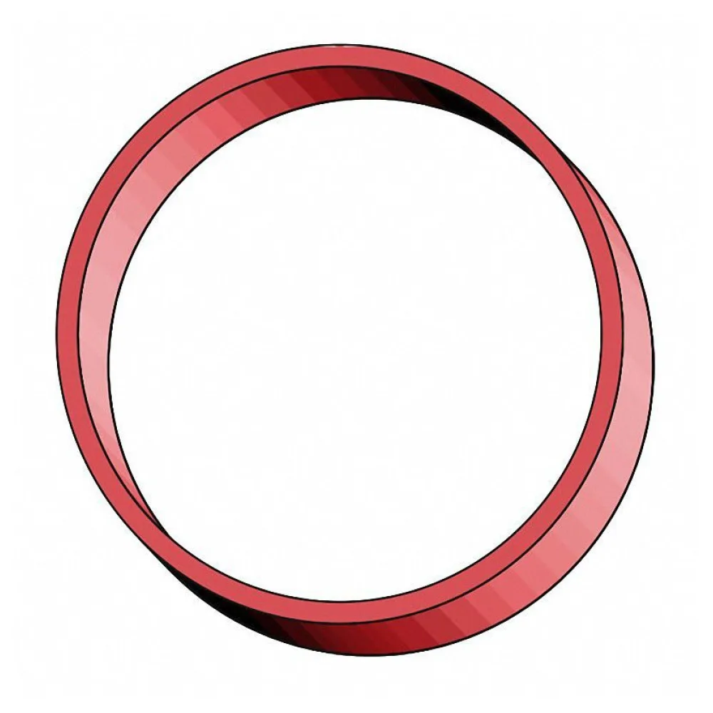 Gummiringe Gummibänder O 50mm, 3 mm in rot, ca. 800 Stk., 1000 gr.- 1 kg. – Bild 2