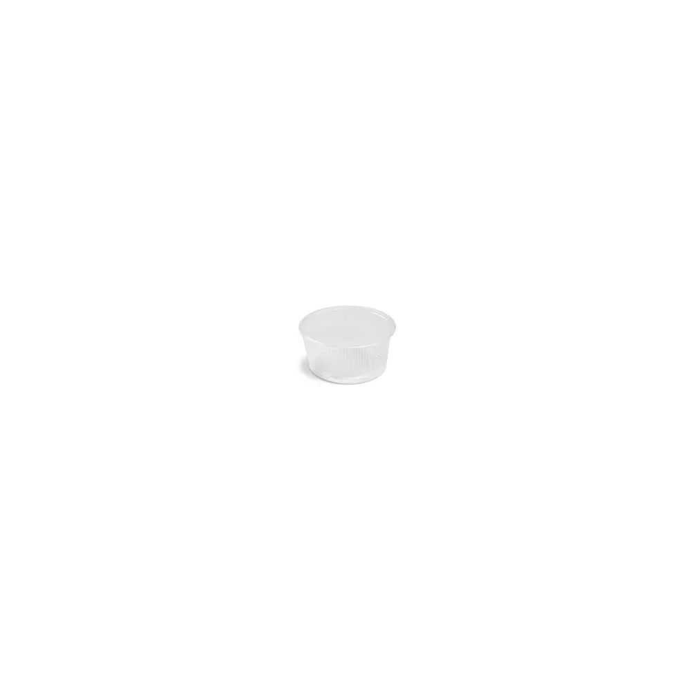 Rundbecher klar 250 ml (PP), 100 Stk.
